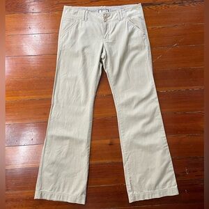 NWOT Y2K Abercrombie and Fitch Low Rise Wide Leg Khaki Pants - Sz 12L